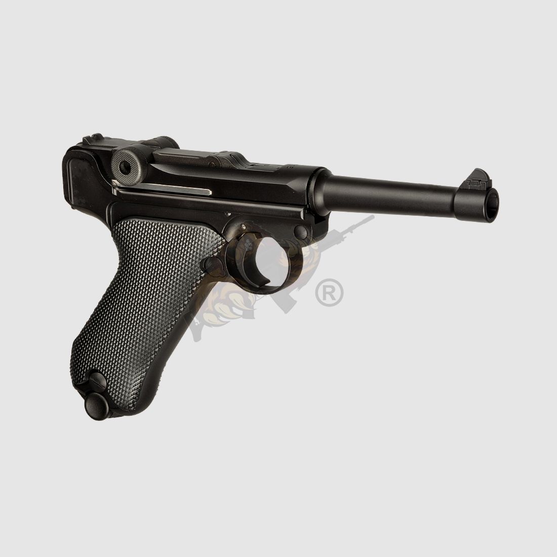 WE P08 Vollmetall GBB schwarz -F-