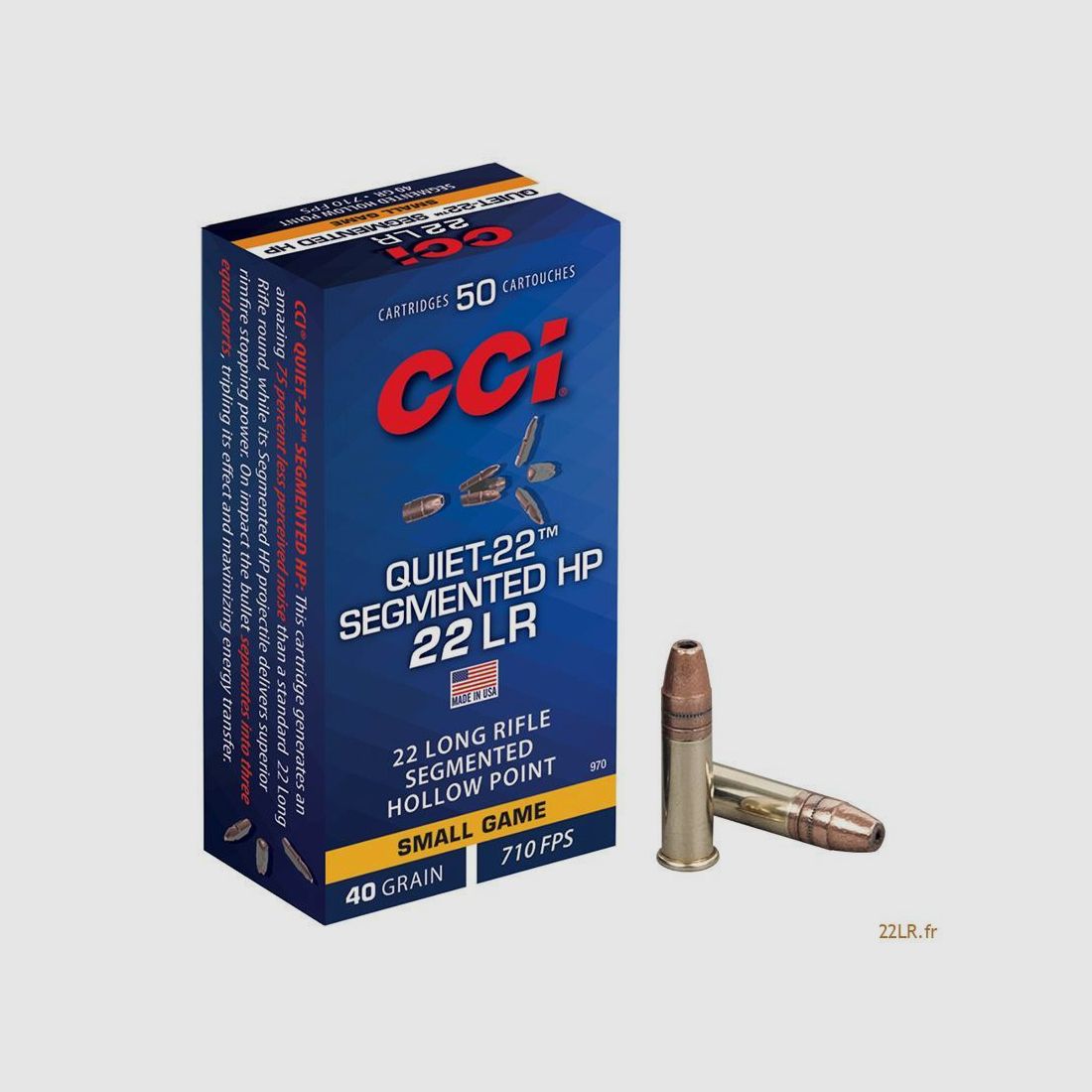 Patrone 22 LR Speer Cci Small Game Quiet-22, Bild 1 von 3