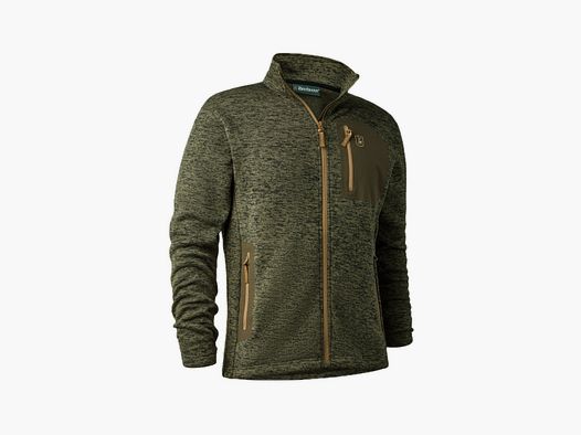 DEERHUNTER Sarek chaqueta de punto Olive Night melange