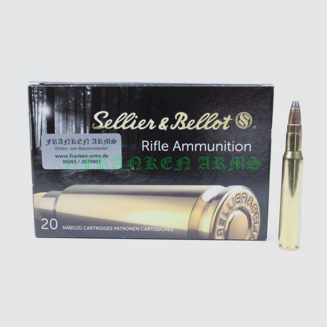 Sellier&Bellot .30-06 Spr. SPCE 150gr. 9,7g 20 Stück Staffelpreise