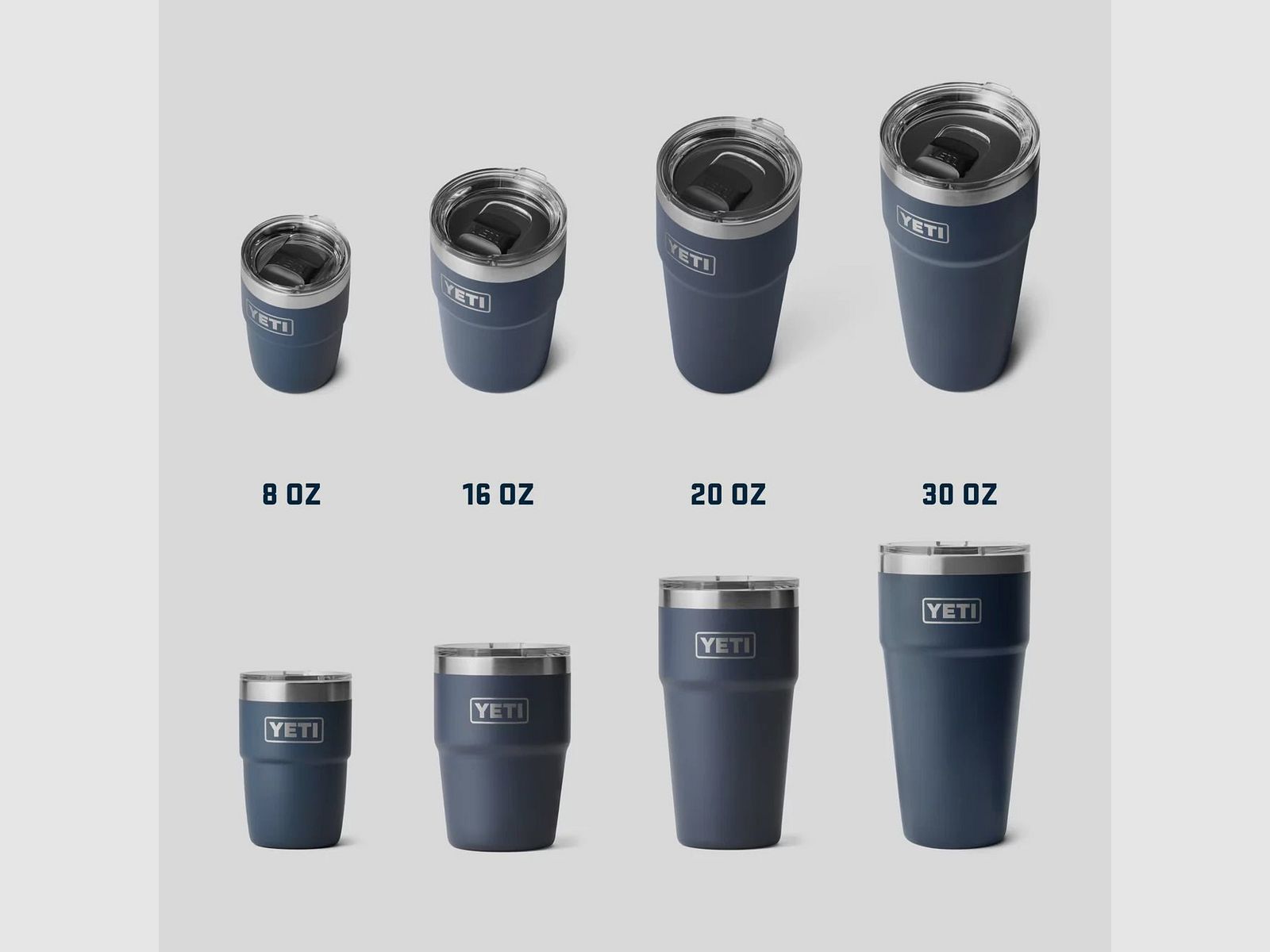 YETI® Stapelbarer Becher Rambler 8 Oz - Stainless Steel, Bild 6 von 10