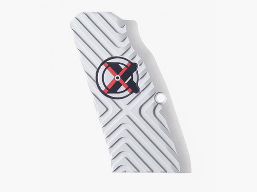 TANFOGLIO Griffschalen f. Limited & Stock II + III Aluminium XTREME silber