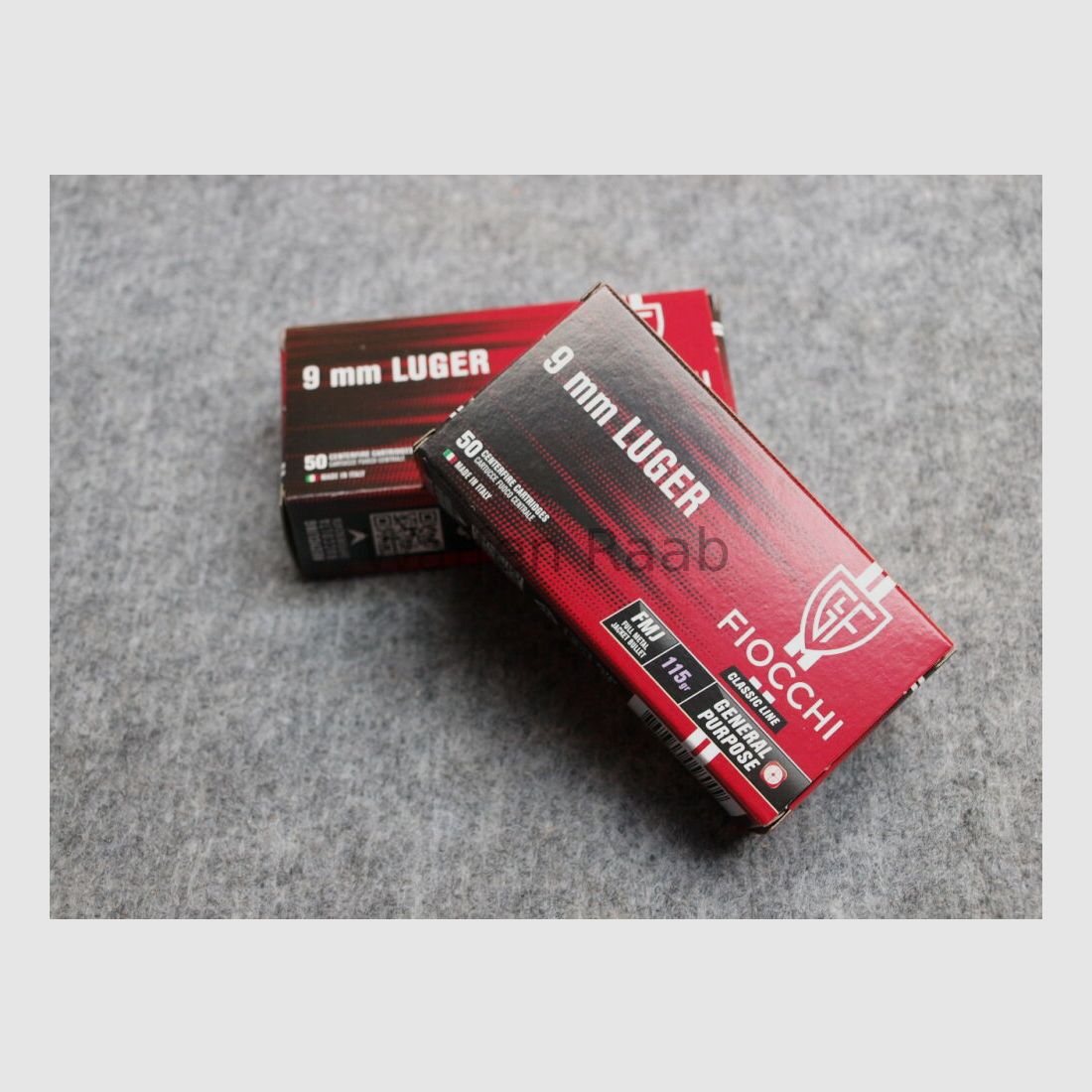 Fiocchi 9mm Luger Fiocchi 9mm Luger FMJ 115grs.