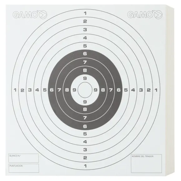 100 Zielscheiben Gewehr Gamo 14X14 cm, Bild 9 von 12