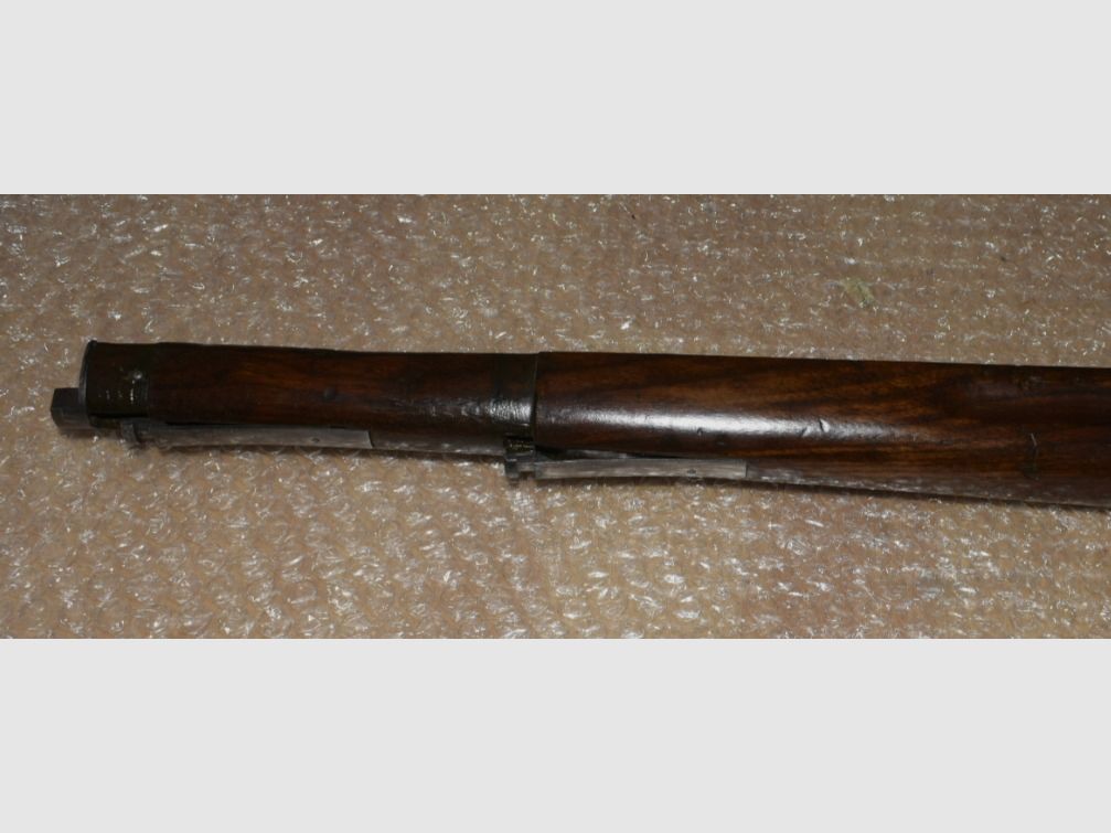 Calcio fucile, calcio fucile, accessori con corona stampata