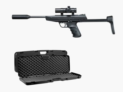 For sale: Diana LP8 Magnum Tactical Set - 4.5 mm Diabolo + Red Dot + Case, like NEW