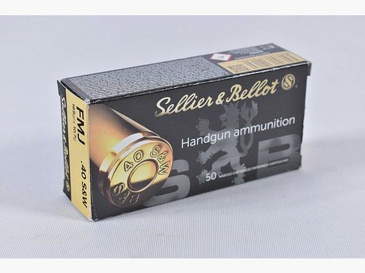 Sellier & Bellot 165grs FMJ 50STK .40S&W