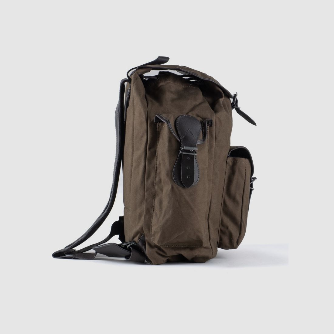 KLEINER CANVAS- UND LEDERRUCKSACK 20L, Bild 2 von 3