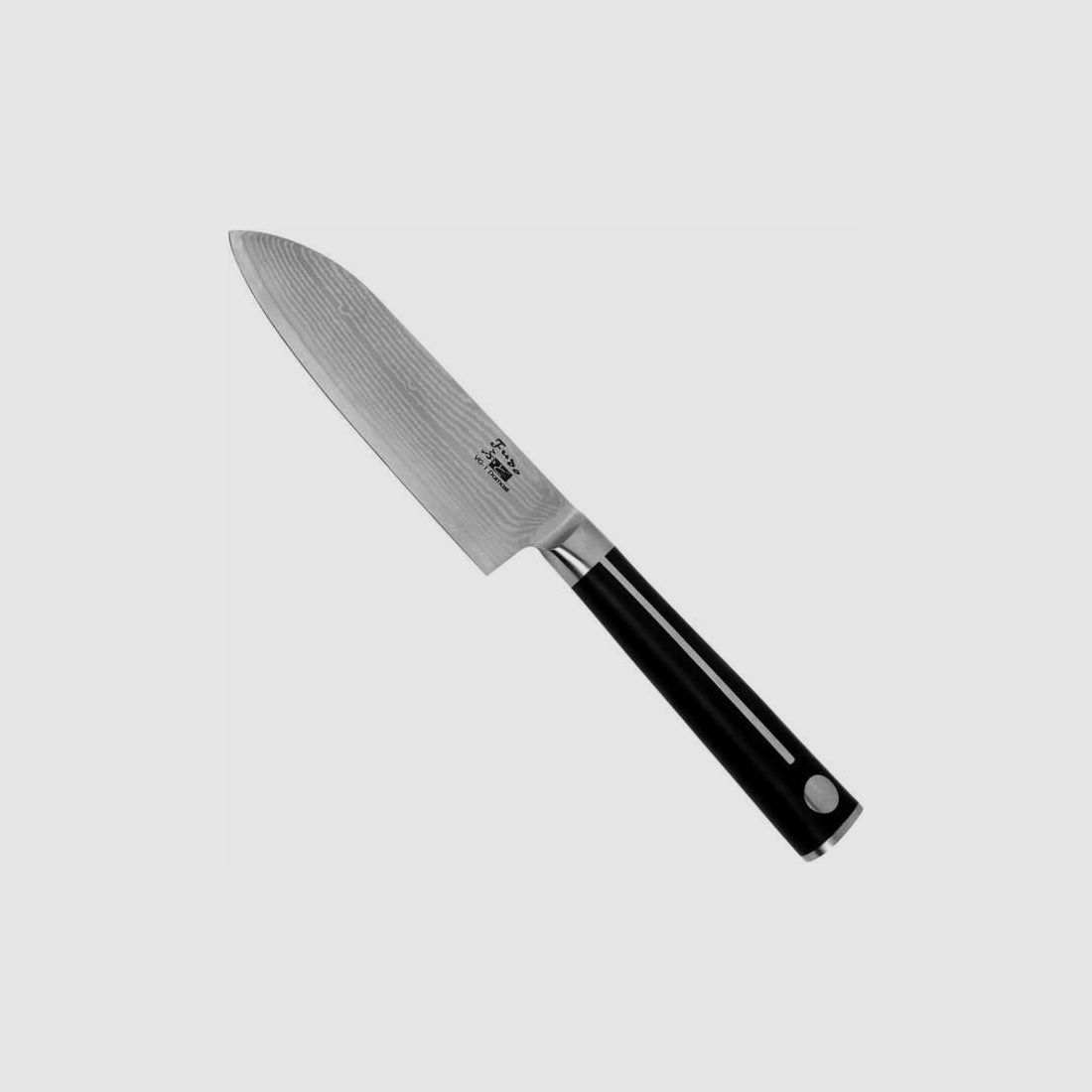 Fudo Classic - Small Santoku Hocho Küchenmesser Damast VG1