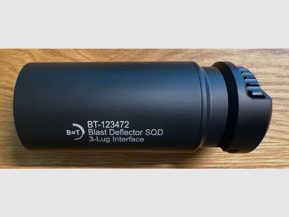 B&T AG (Brügger und Thomet) Blast Deflector SQD para Tri-Lug 9mm Luger SP5 / GHM9, imagen 1 de 3