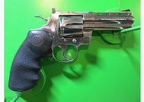 Revolver COLT PYTHON, Stainless (High Gloss Polished), .357 Magnum, 4" barrel, Rubber Sport Grip   #25-