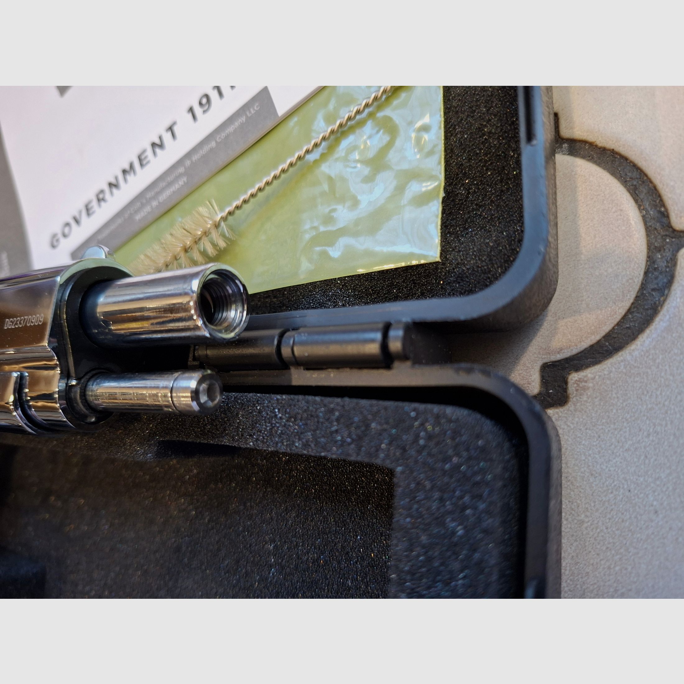 Colt 1911 Chrom, nowy, nie strzelany, długa prowadnica sprężyny, przedmiot kolekcjonerski. Cena do negocjacji!