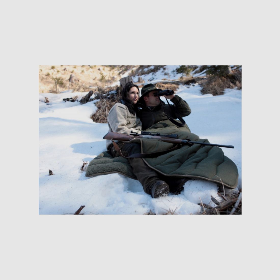 CARINTHIA Loden Ansitzdecke Oliv