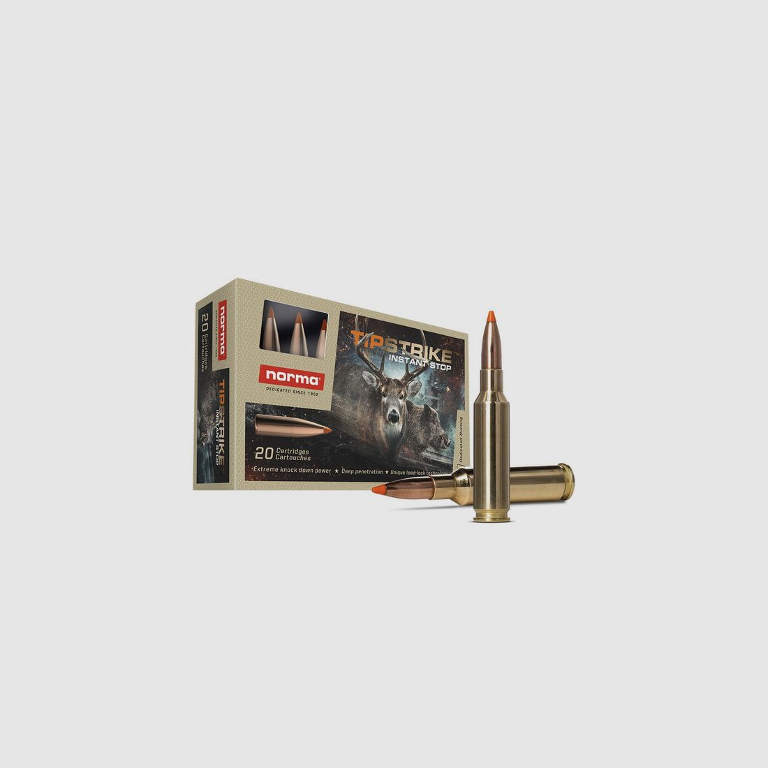 NORMA Tipstrike 6,5 Creedmoor 9,1g 140gr