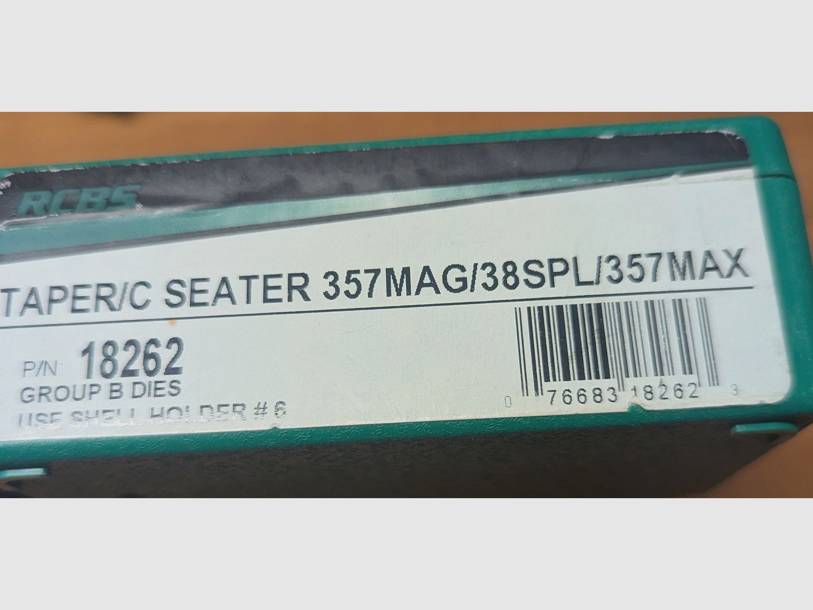 38spcl/357 Mag. Taper-Crimp, RCBS Matriz, nueva y sin usar