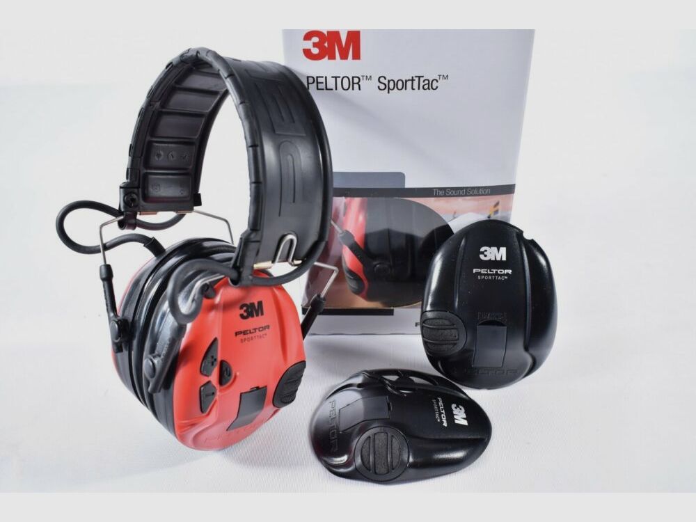 3M Peltor SportTac​ schwarz/rot Gehörschutz