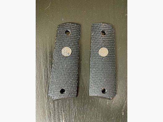 Original Colt 1911 Griffschalen aus Holz in schwarz