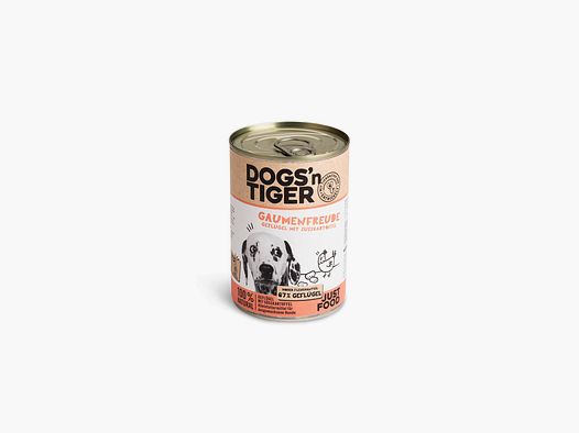 Dogs’n Tiger Hundenassfutter Gaumenfreude 400g