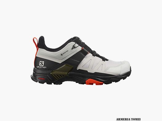 SALOMON – HERREN – X ULTRA 4 GTX Lunar Rock / Black / Cherry Tomato