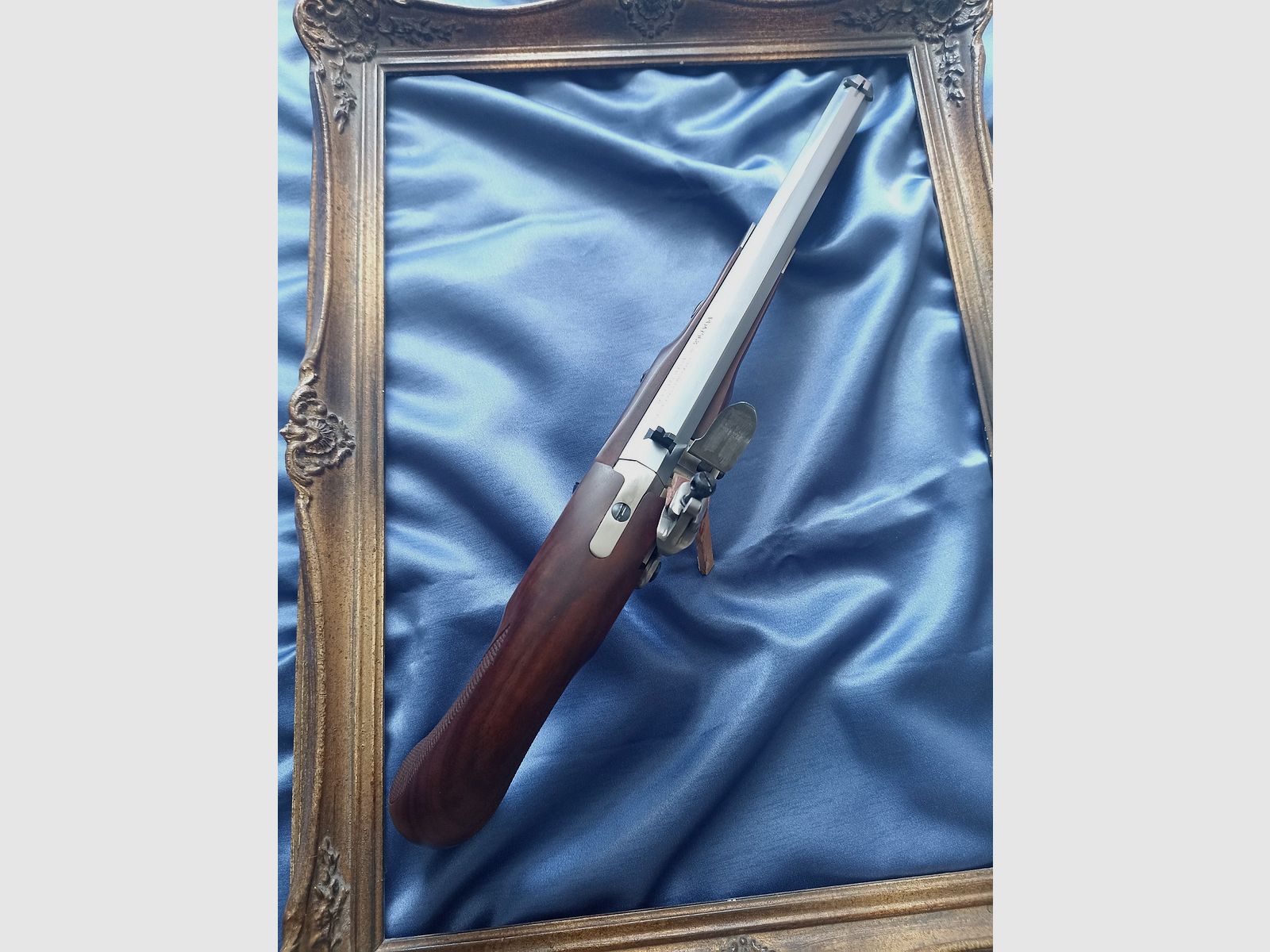 Charles Moore flintlock pistol cal .45Pedersoli (with original packaging) muzzleloader black powder