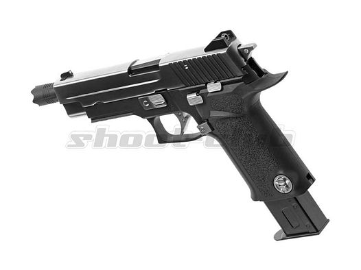WE P226 Virus Airsoft Pistole GBB Full Metall 6mm BB Dual Tone
