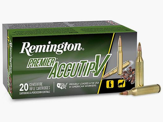 Remington Premier .17 Rem. 20GR Accutip-V 20 Patronen