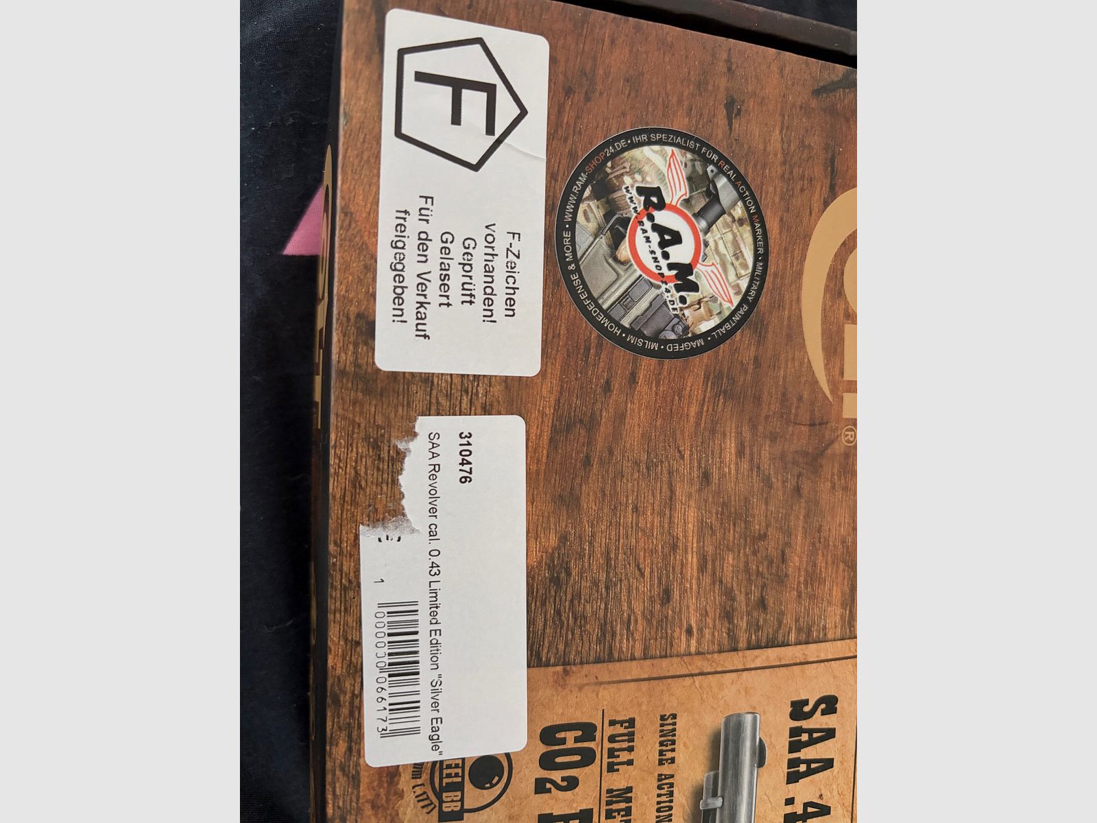 Colt SAA Peacemaker cal.43 co2 von RAMSHOP