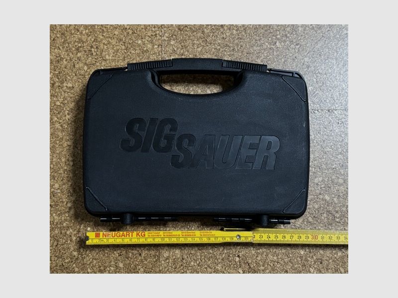 SIG SAUER Pistolenkoffer Transportkoffer SCHWARZ 28x19x7 cm NEUw