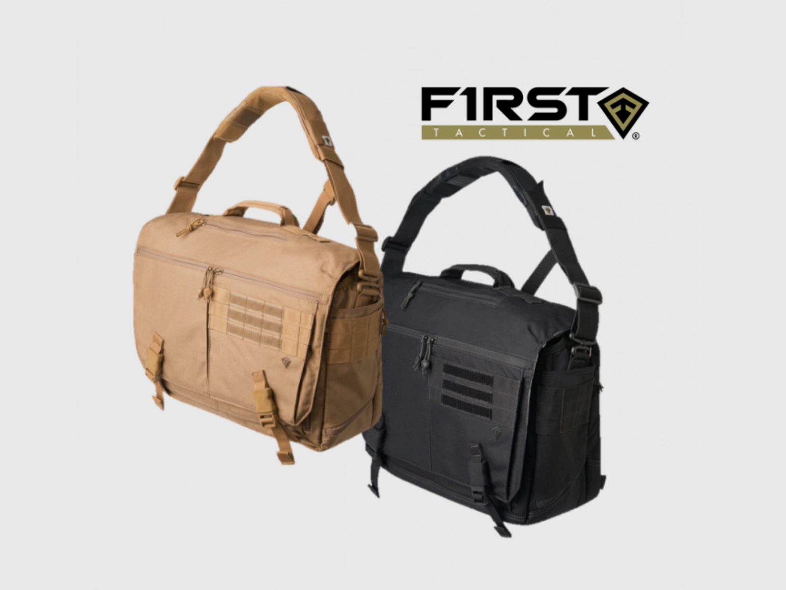 Acend Messenger Schwarz/Beige