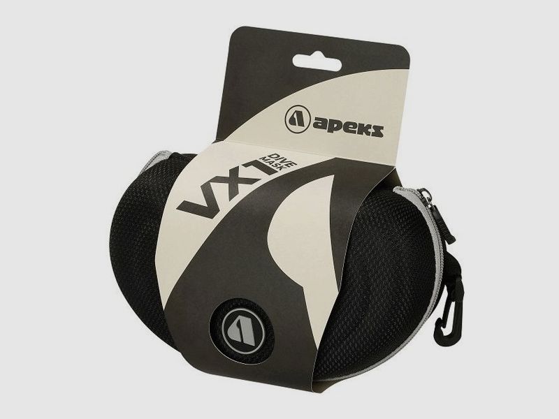 APEKS VX1 GREY SILICONE PURE CLEAR LENS, image 2 of 3