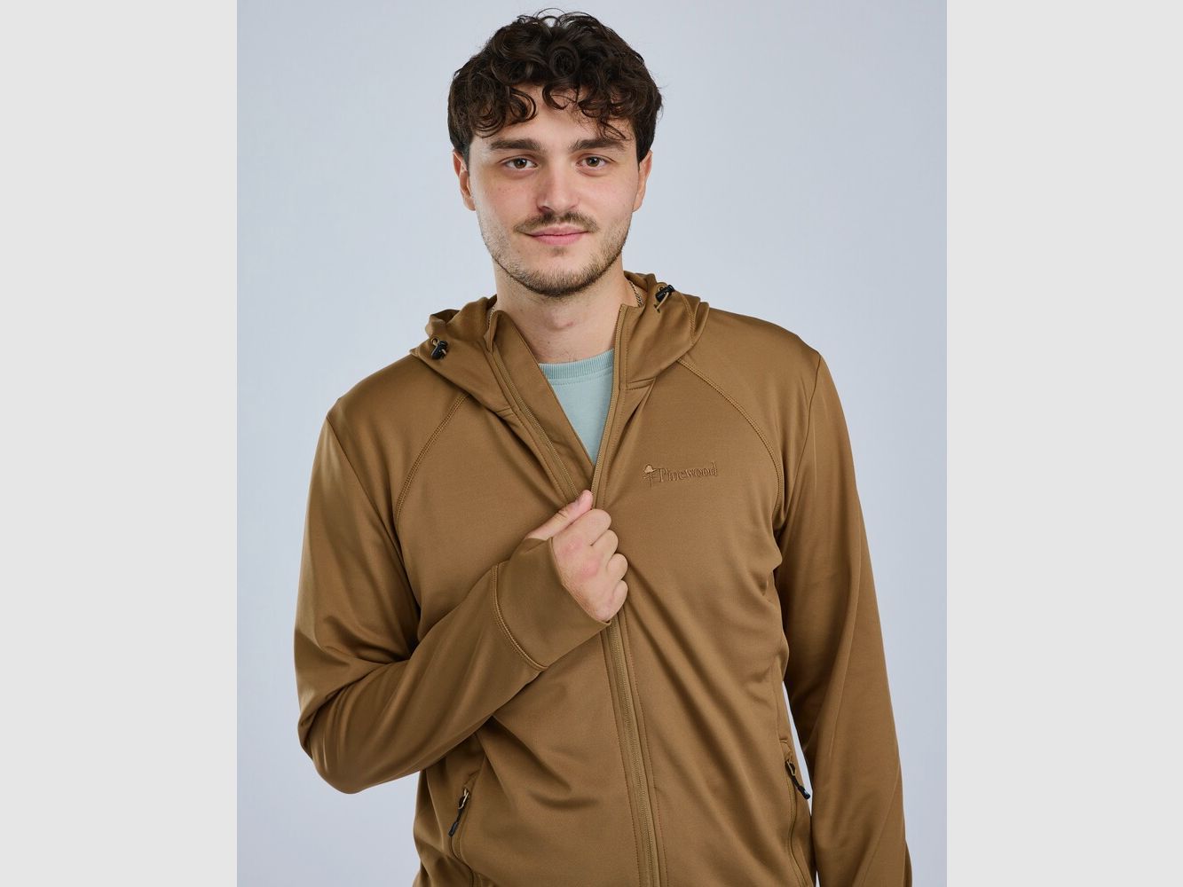 Pinewood Finnveden hooded jacket (Dark Sandstone), imagen 6 de 7