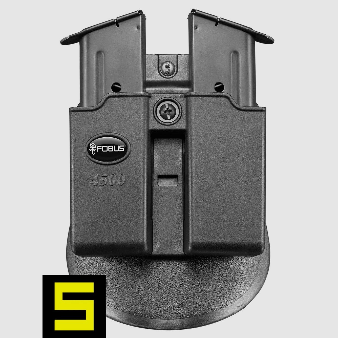 Fobus Paddle Support Double de Chargeurs, Simple Stack, .45cal
