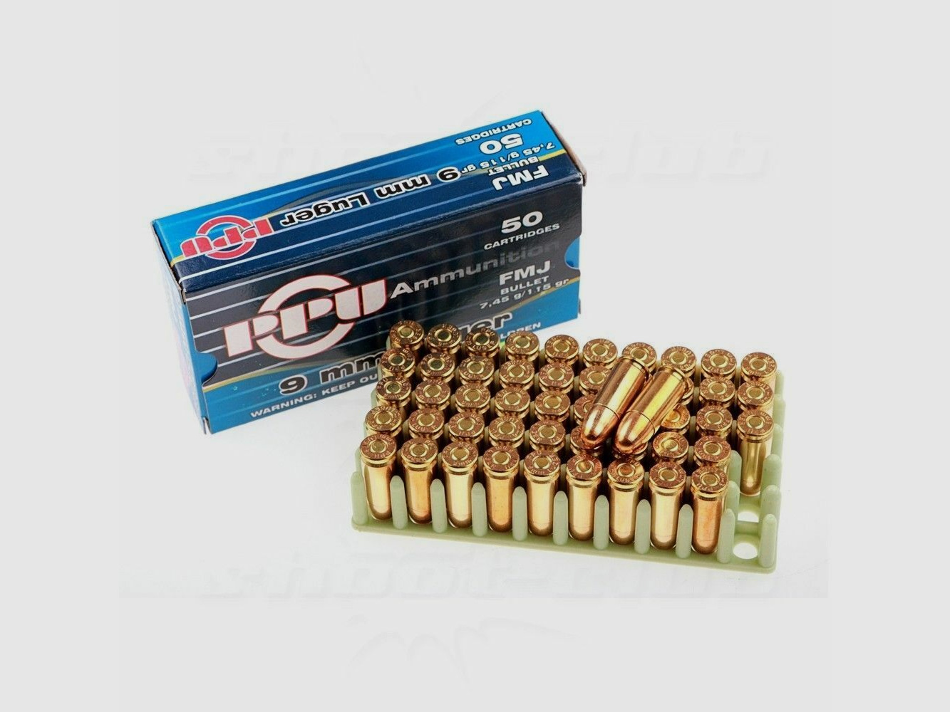 PPU - Prvi Partizan FMJ 115grs 50St 9mmLuger