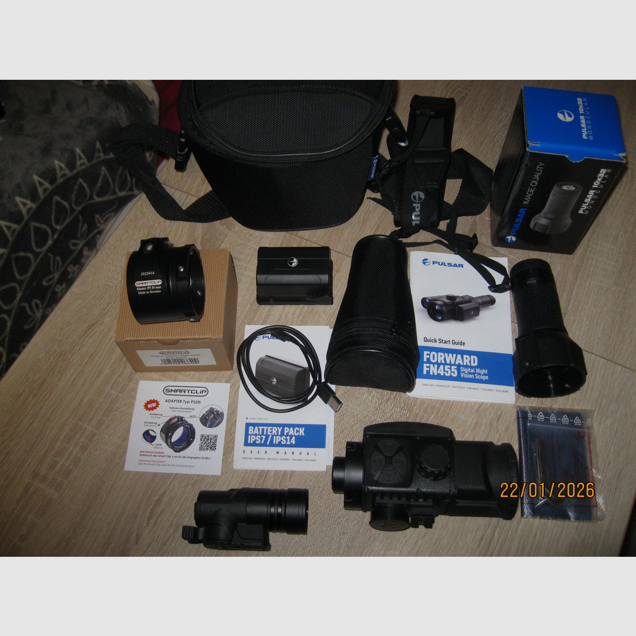 Night vision device Pulsar Foreard FN455 as good as new, in excellent condition.