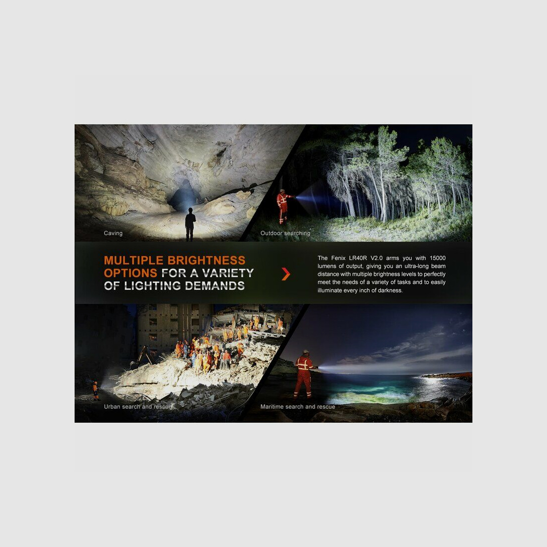 Fenix LR40R V2.0 Linterna LED