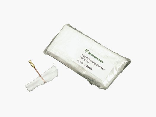 Fritzmann cleaning patches/ cleaning cloths 100 pcs 85x85 mm