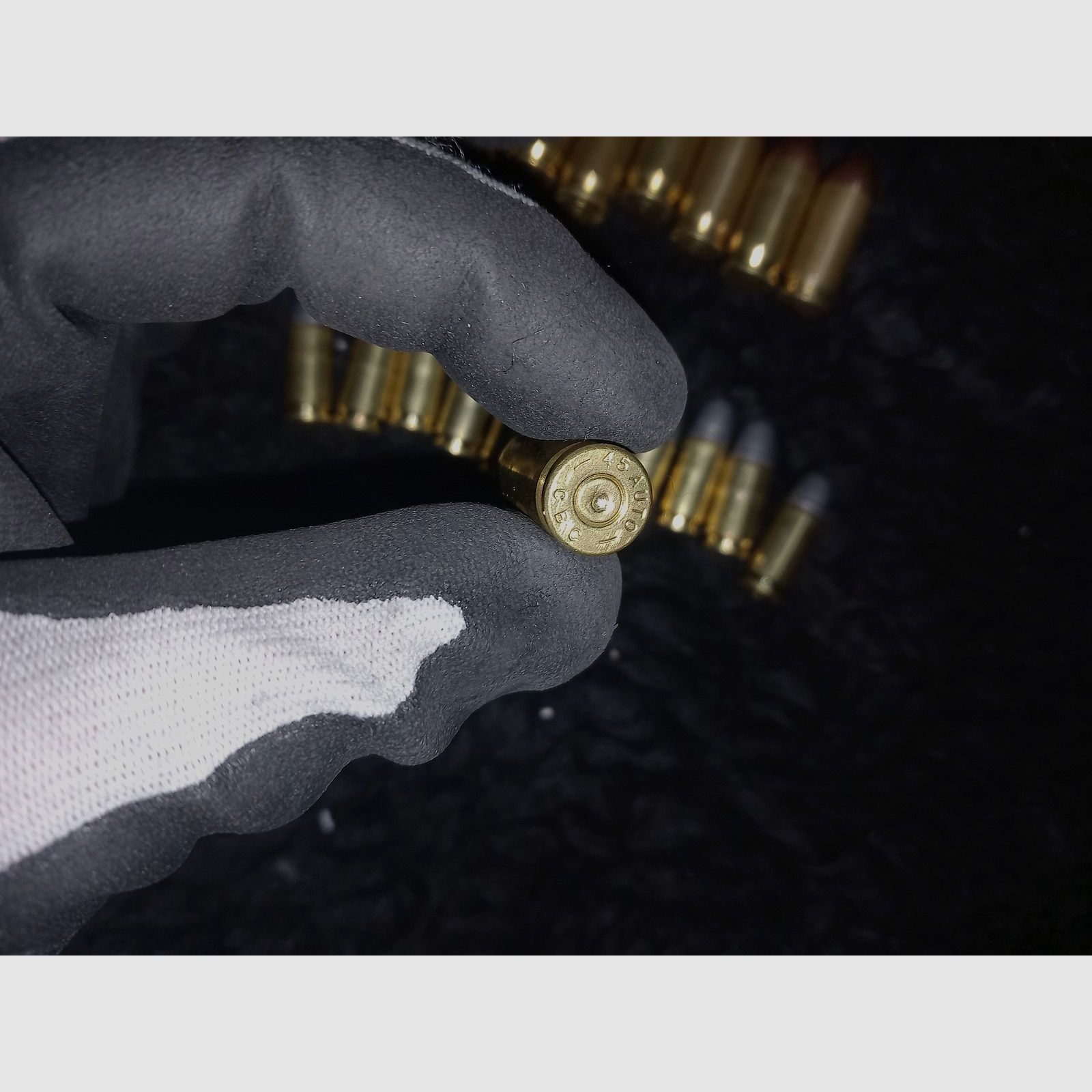 Dum-dum cartridges 9mm Luger and .45 ACP