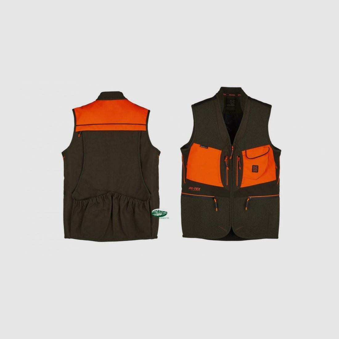 UNIVERS Gilet Mikrofaser U-TEX orange 93157