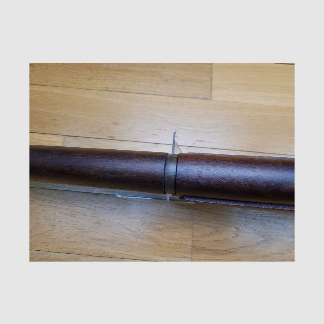 Très Beau et mythique fusil semi-automatique Garand M1- calibre d&rsquo;origine 30-06 Springfield – Fabrication Winchester Octobre / Novembre 1943 – Rare ensemble d&rsquo;origine 100% homogène – TBE, image 19 sur 34