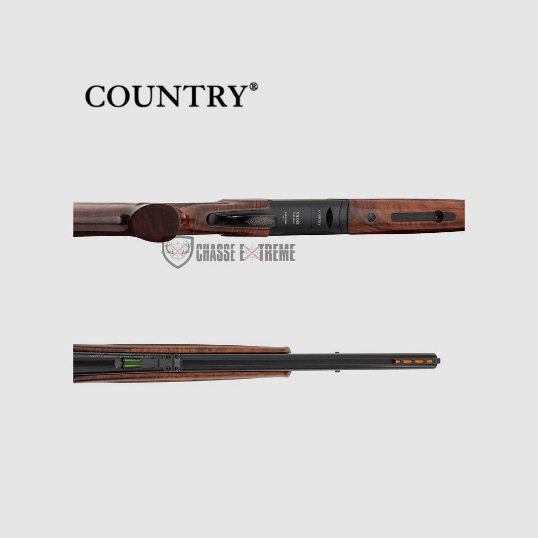 Fusil COUNTRY Slug 51cm Cal 12/76 Bois Poncé Huilé, image 4 sur 8