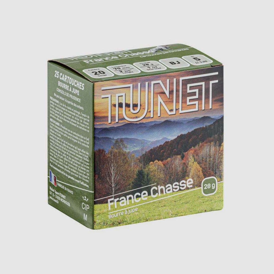 Tunet France Chasse 20/70 28 g - 20/70 Plomo n.º 7, imagen 2 de 4