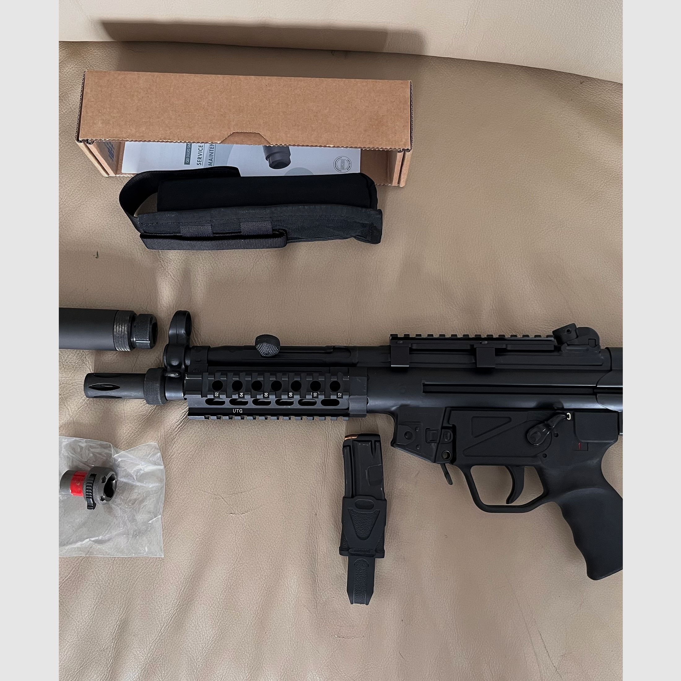 MKE T94 MP5/SP5 carabine avec silencieux QD B&T et accessoires