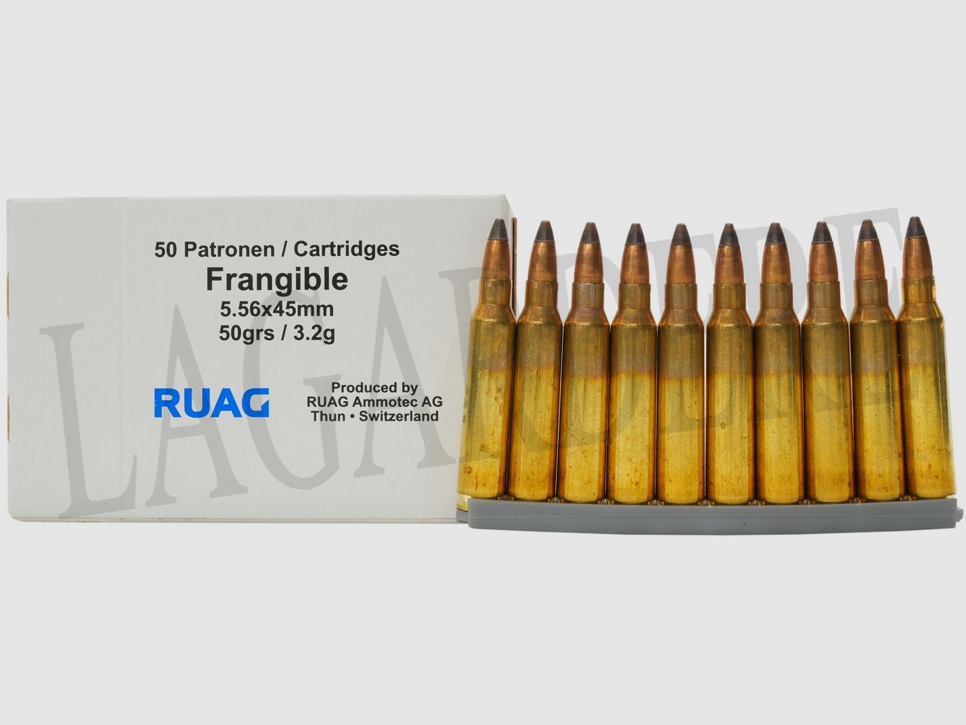 RUAG FRANGIBLE (PATRONE MIT GESCHOSS)