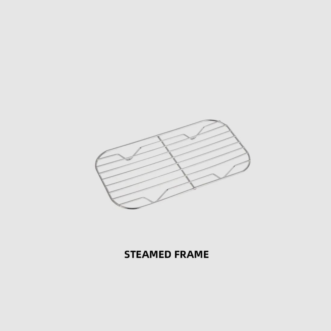 Stainless steel lunch box with bamboo cutting board