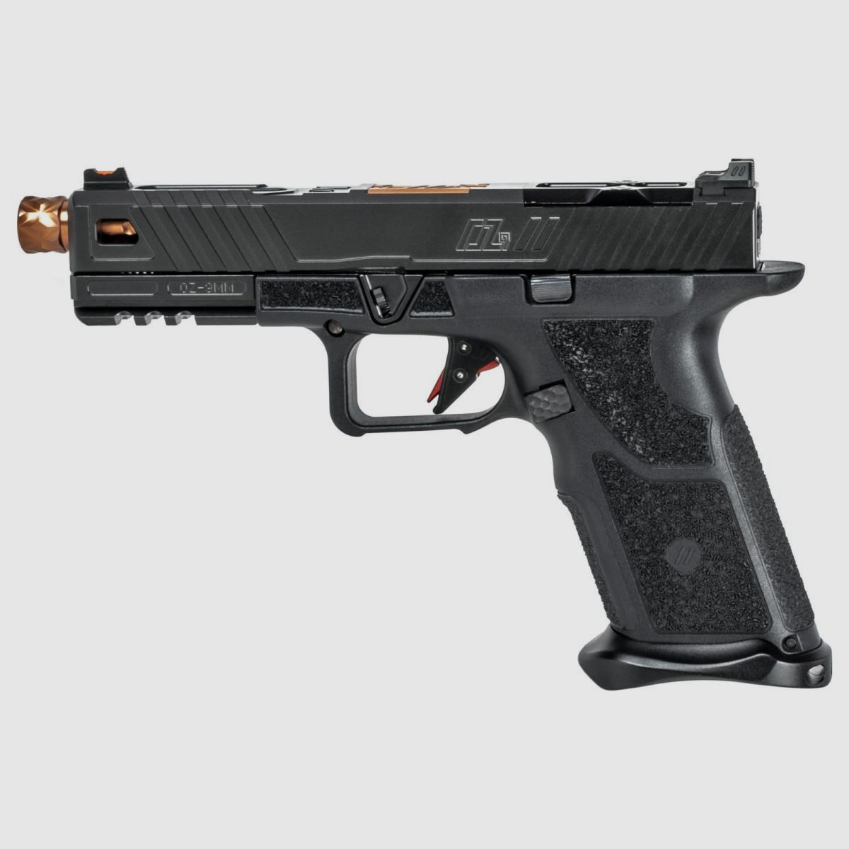 ZEV OZ9 Elite Standard Pistole 9mm Luger, mit Mündungsgewinde