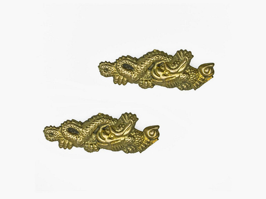 Menuki-set voor samurai-zwaard met draakmotief