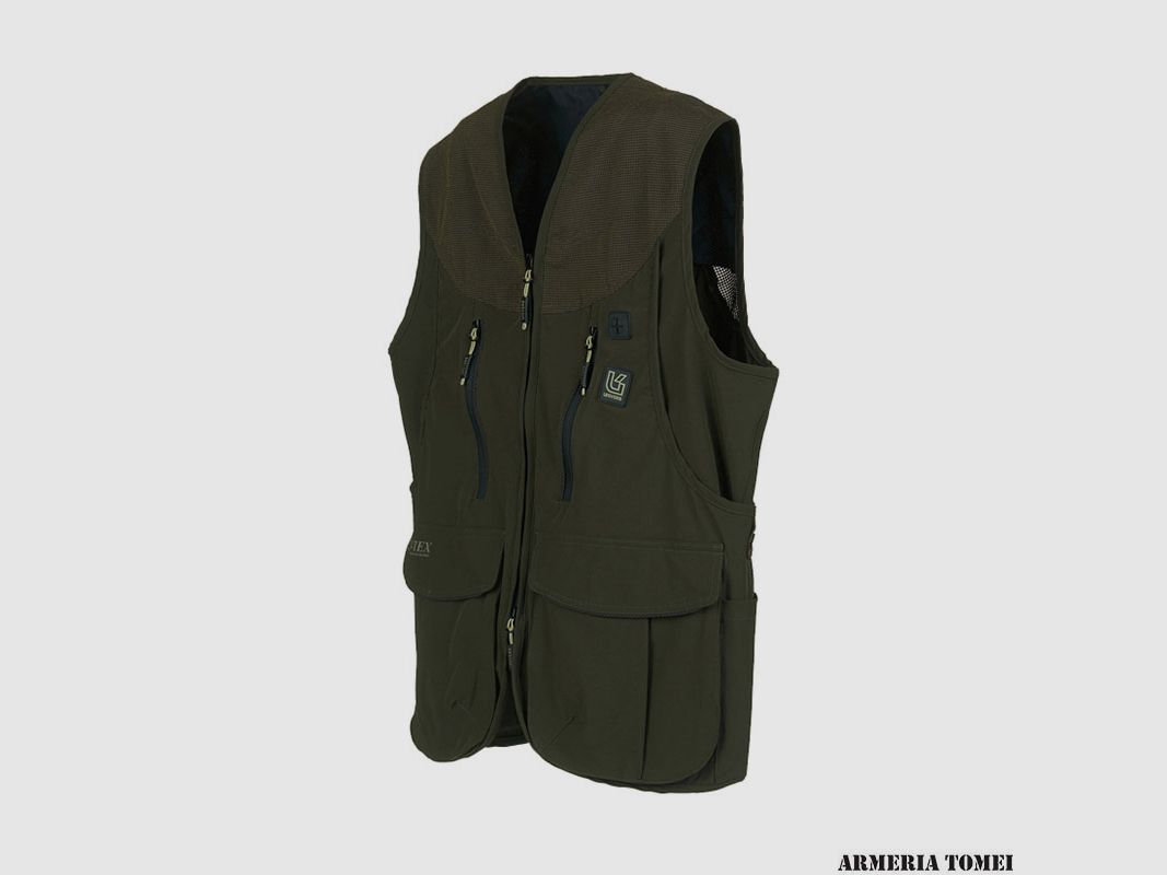 GILET – HOMME – UNIVERS – CARNIA ÉLASTIQUE VERT, image 2 sur 4