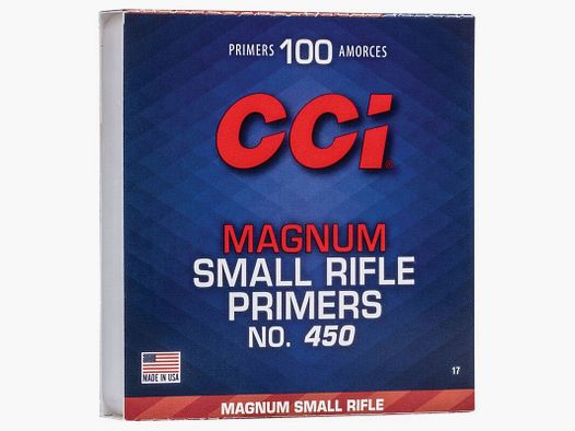 Zündhütchen CCI 450 Magnum Small Rifle
