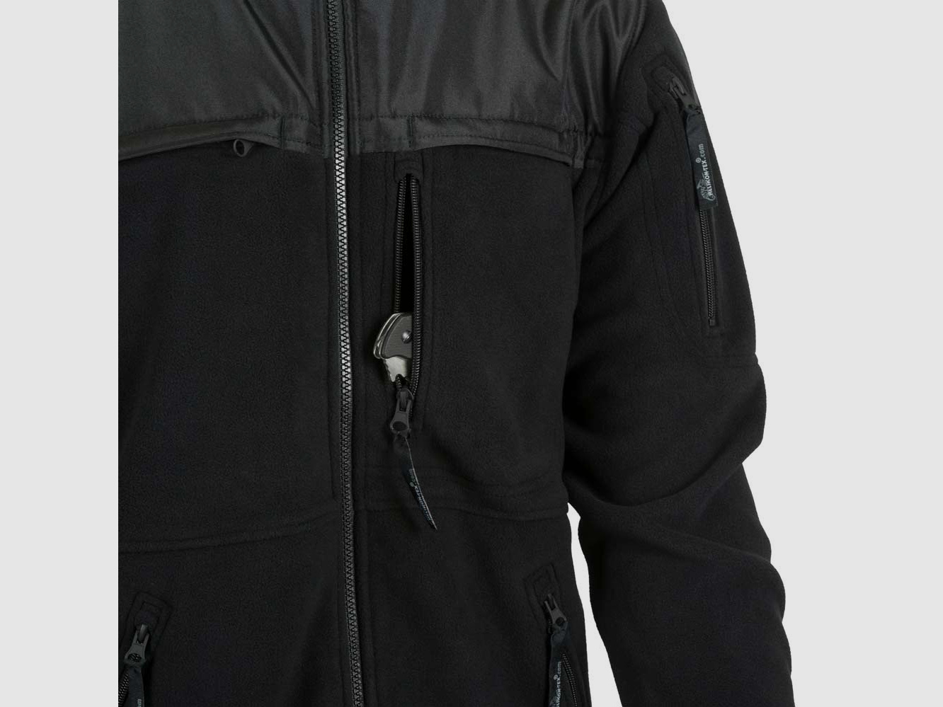 HELIKON-TEX DEFENDER DUTY FLEECE JACKE SCHWARZ