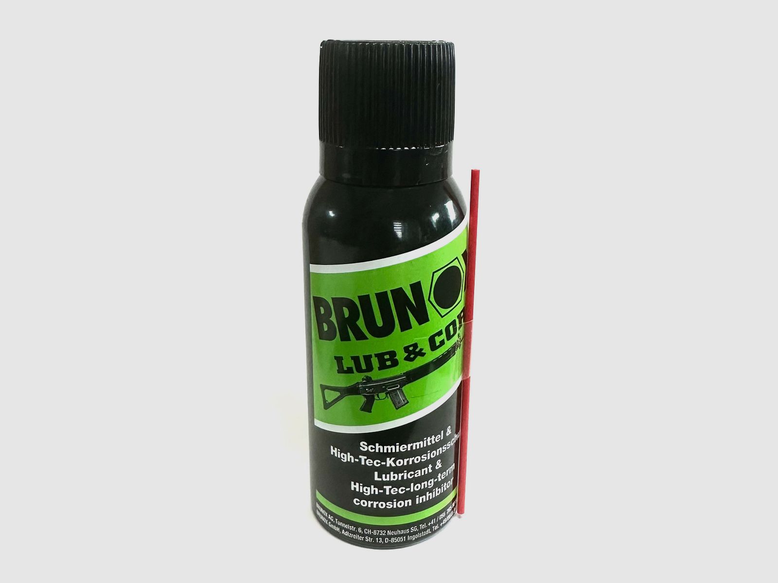 Brunox Weapon Care Oil Lub & Cor 100ml High-Tech Lubricant & Corrosion Protection